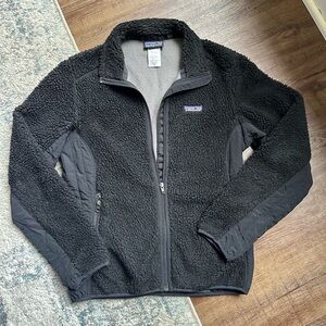 Patagonia Black Retro X Sherpa Teddy Jacket M